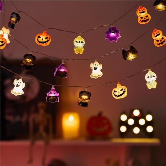 20 LED Halloween String Lights Decorations